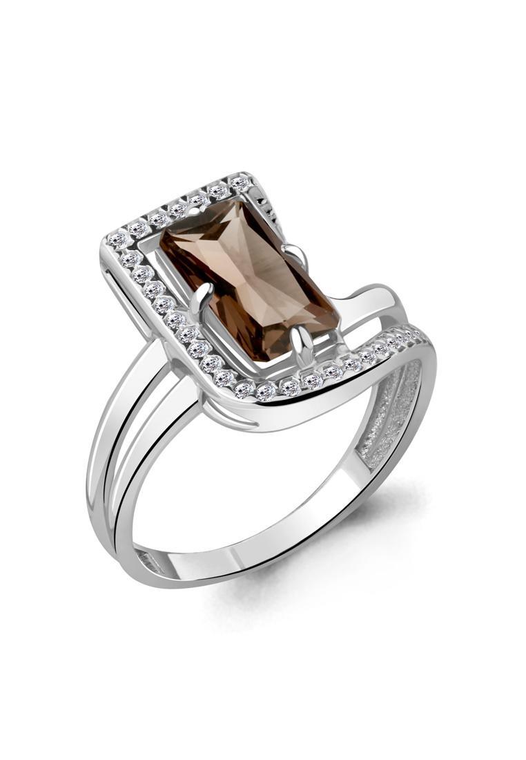 

Кольцо из серебра с кварцем/фианитом р. , Kari Jewelry 6579901А, 6579901А.5