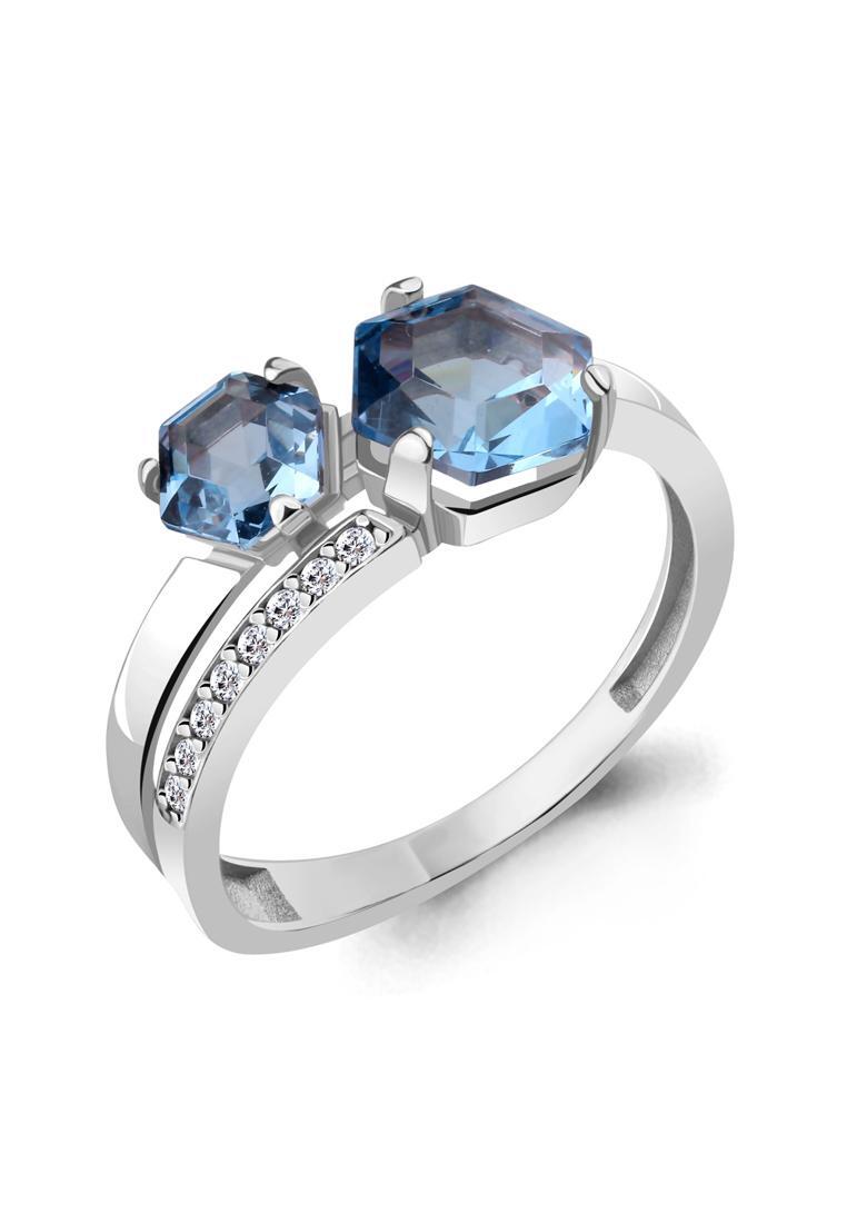 

Кольцо из серебра с топазом/фианитом р. , Kari Jewelry 6931092А, 6931092А.5