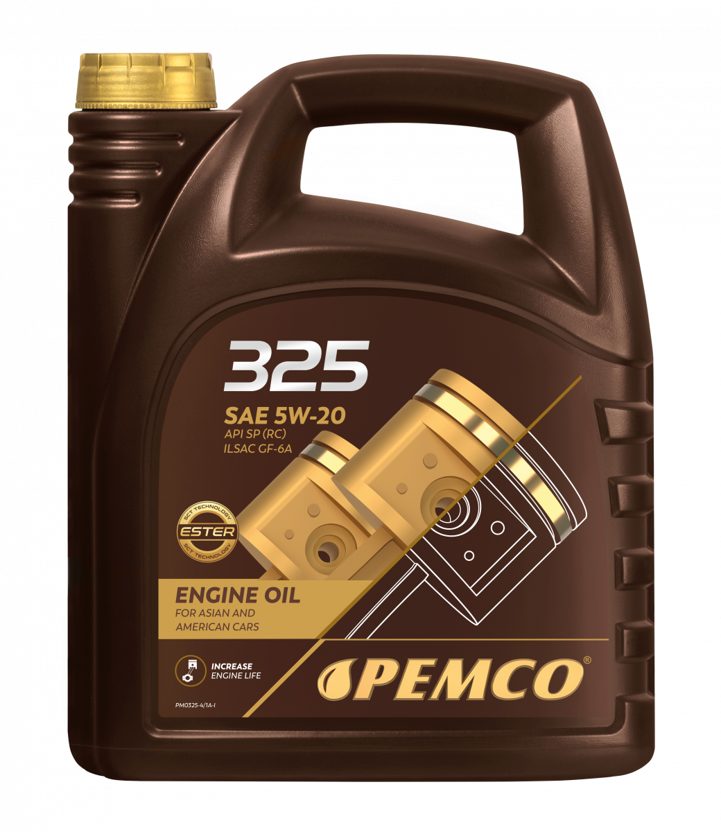 Моторное масло PEMCO синтетическое 5W20 SN, GF-5 4л