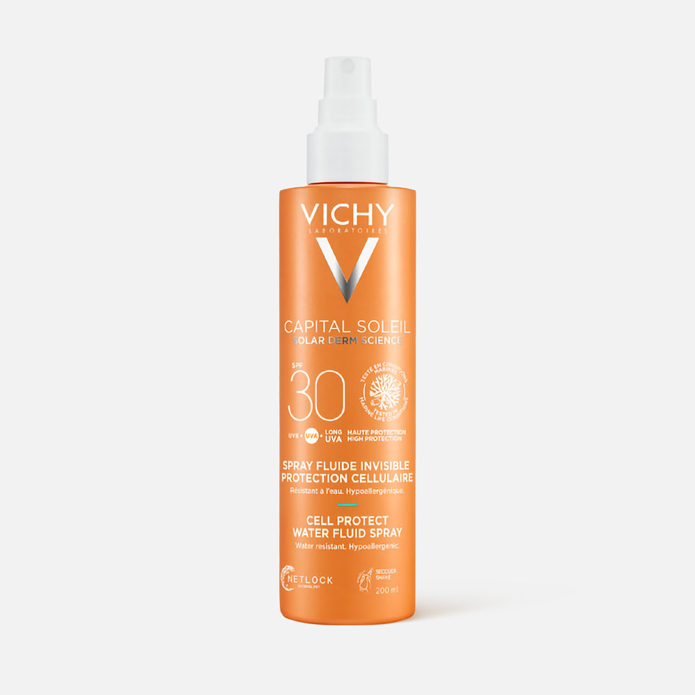 Спрей-флюид Vichy солнцезащитный легкий CELL PROTECT SPF 30 200 мл 2799₽