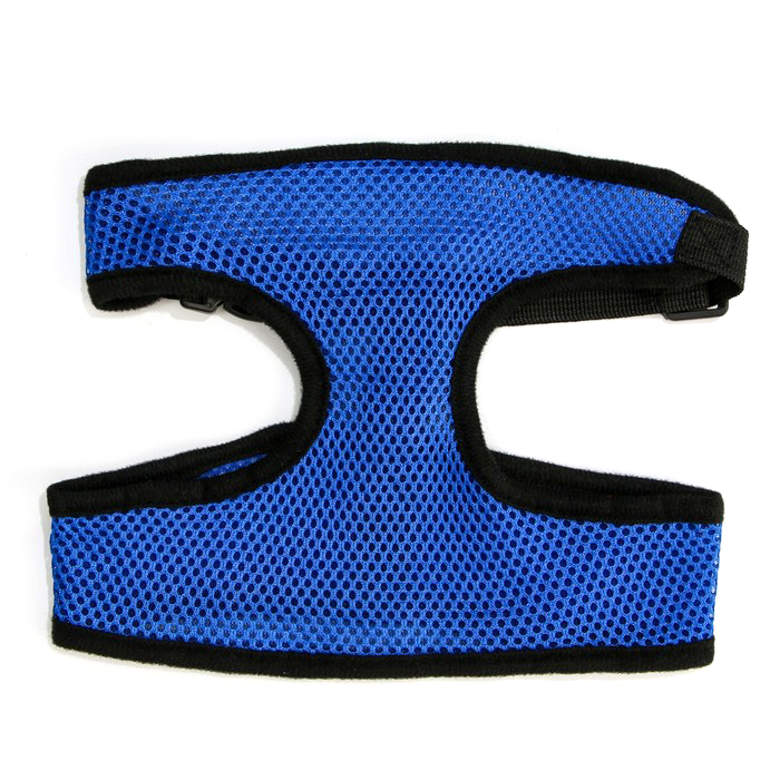 

Шлейка для собак Пижон неопрен, синяя, XL, обхват шеи 42 см, ог 38-50 см, Синий