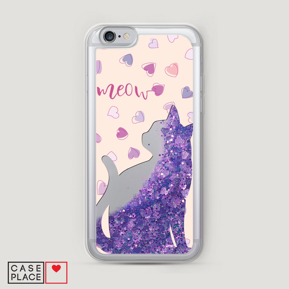 

Чехол Awog на Apple iPhone 6S / Айфон 6S "Прозрачный кот", Разноцветный, 0104S92-1