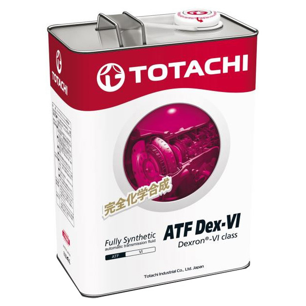 Трансмиссионное масло Totachi Atf Dex- Vi 4л (4589904521478) 20904 TOTACHI 20904