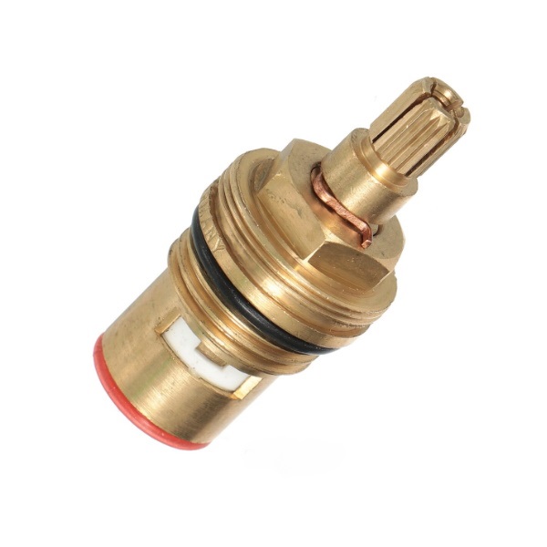 

Кран-букса латунь 1/2 '' 20 шлиц 90 ° 2 резьбы 60 г ComfortFactor Люкс 51811