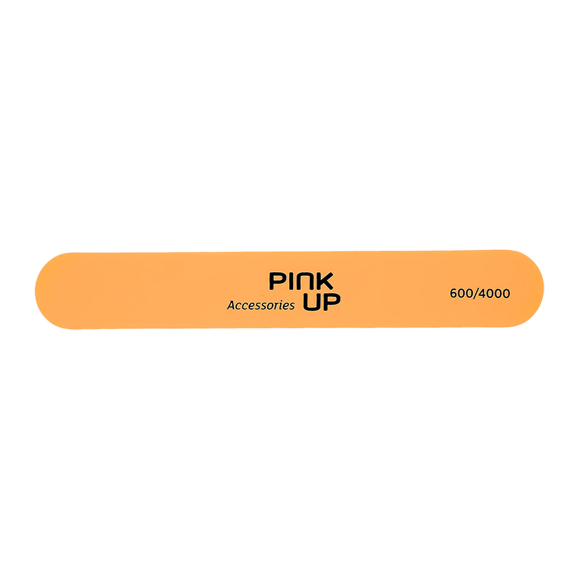 Пилка полировочная для ногтей PINK UP ACCESSORIES 600/4000 грит pink up блок полировочный accessories 7 ми сторонний 240 320 400 600 1500