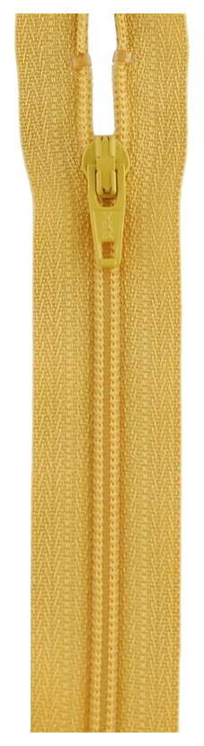 

Застежка-молния YKK 0561179/35, 844 золотисто-желтый тип 3 (4,15мм), неразъем., длина 35см, Золотистый