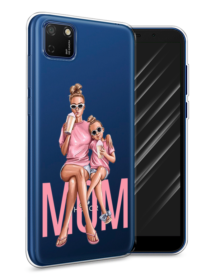 

Чехол Awog на Honor 9S "Lovely mom", Синий;бежевый;розовый, 6102650-7