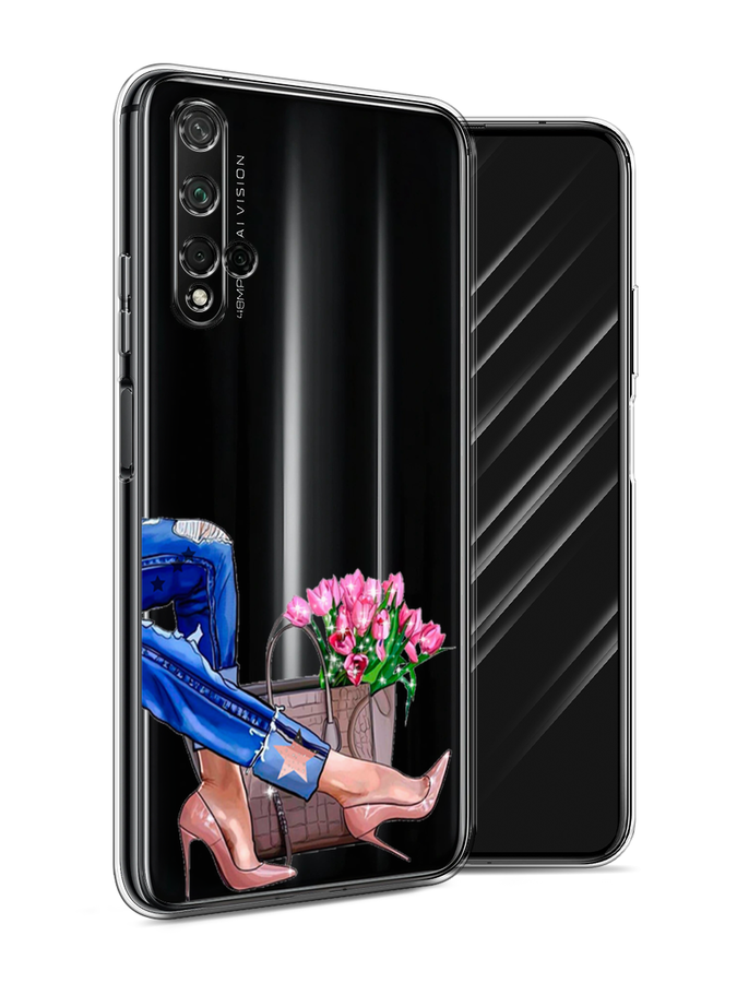 

Чехол Awog на Honor 20 "Каблучки", Голубой;коричневый;розовый, 69550-7