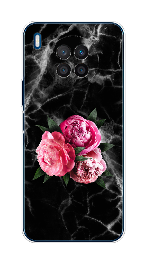 

Чехол на Huawei Nova 8i/Honor 50 lite "Букет на черном мраморе", Черный;серый;розовый;зеленый;белый, 6106450-1