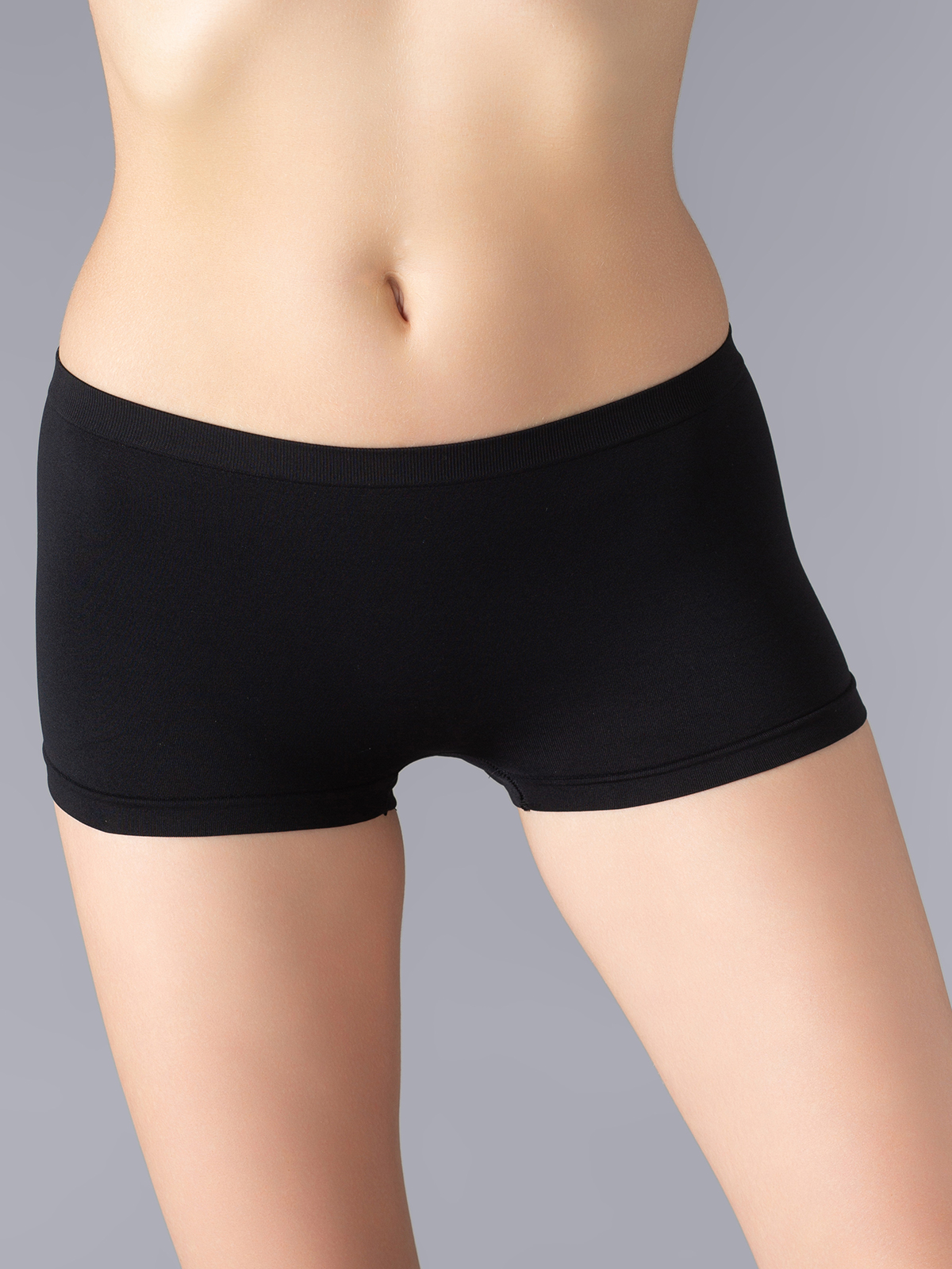 фото Трусы женские omsa basic oms 270 shorts черные s/m