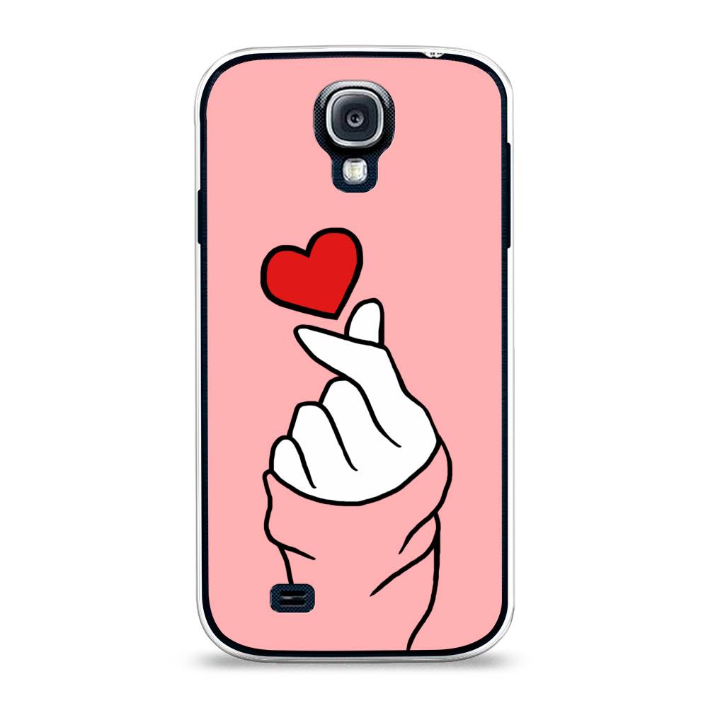 

Чехол Awog на Samsung Galaxy S4 / Самсунг S4 "Милое сердечко", 23950-7