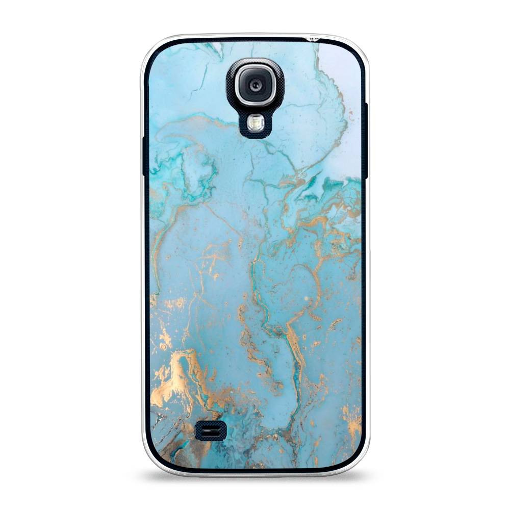 

Чехол Awog на Samsung Galaxy S4 / Самсунг S4 "Голубой мрамор рисунок", 23950-3