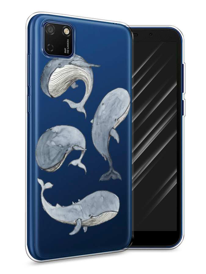 

Чехол Awog на Honor 9S "Киты", Белый;прозрачный;голубой, 6102650-1