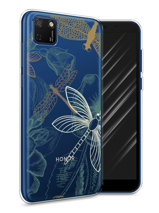 

Чехол Awog на Honor 9S "Тени стрекоз", Коричневый;зеленый;белый, 6102650-8