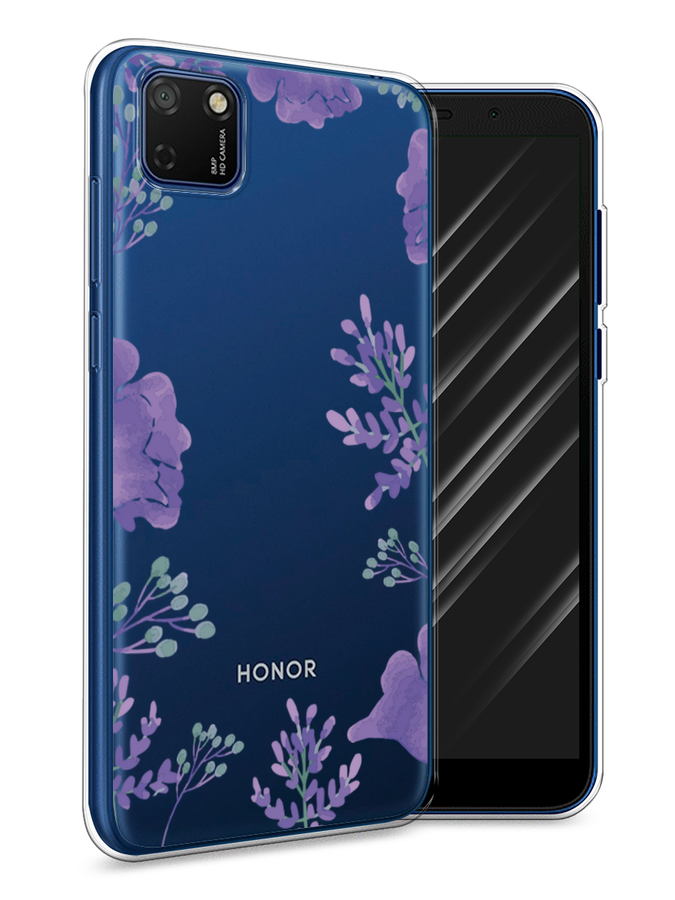 

Чехол Awog на Honor 9S "Сиреневая цветочная рамка", Прозрачный;фиолетовый, 6102650-8