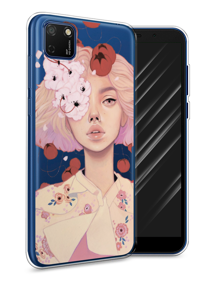 

Чехол Awog на Honor 9S "Цветочная анархия", Бежевый;розовый;красный, 6102650-7