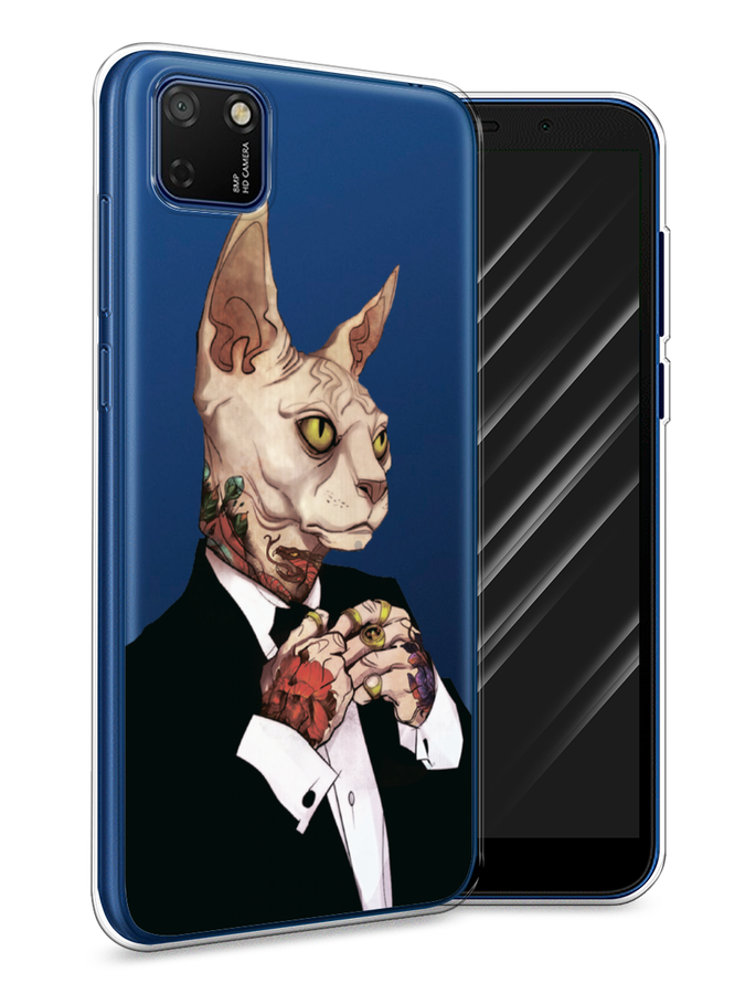 

Чехол Awog на Honor 9S "Татуированный сфинкс", Бежевый;черный;красный, 6102650-7