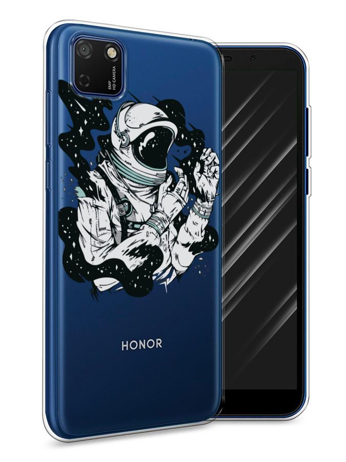 

Чехол Awog на Honor 9S "Космонавт арт", Черный;белый;прозрачный, 6102650-7