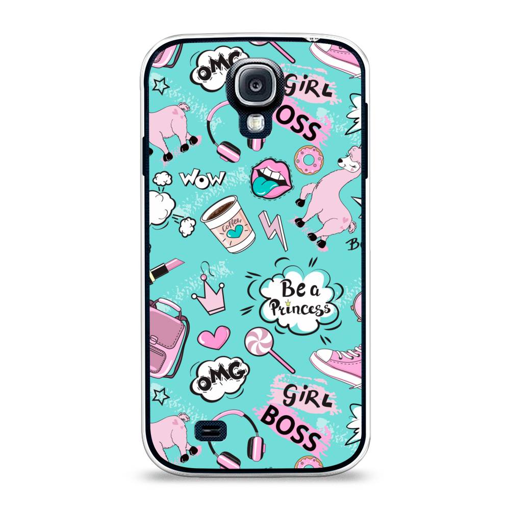 

Чехол Awog на Samsung Galaxy S4 / Самсунг S4 "Стильная лама", 23950-1