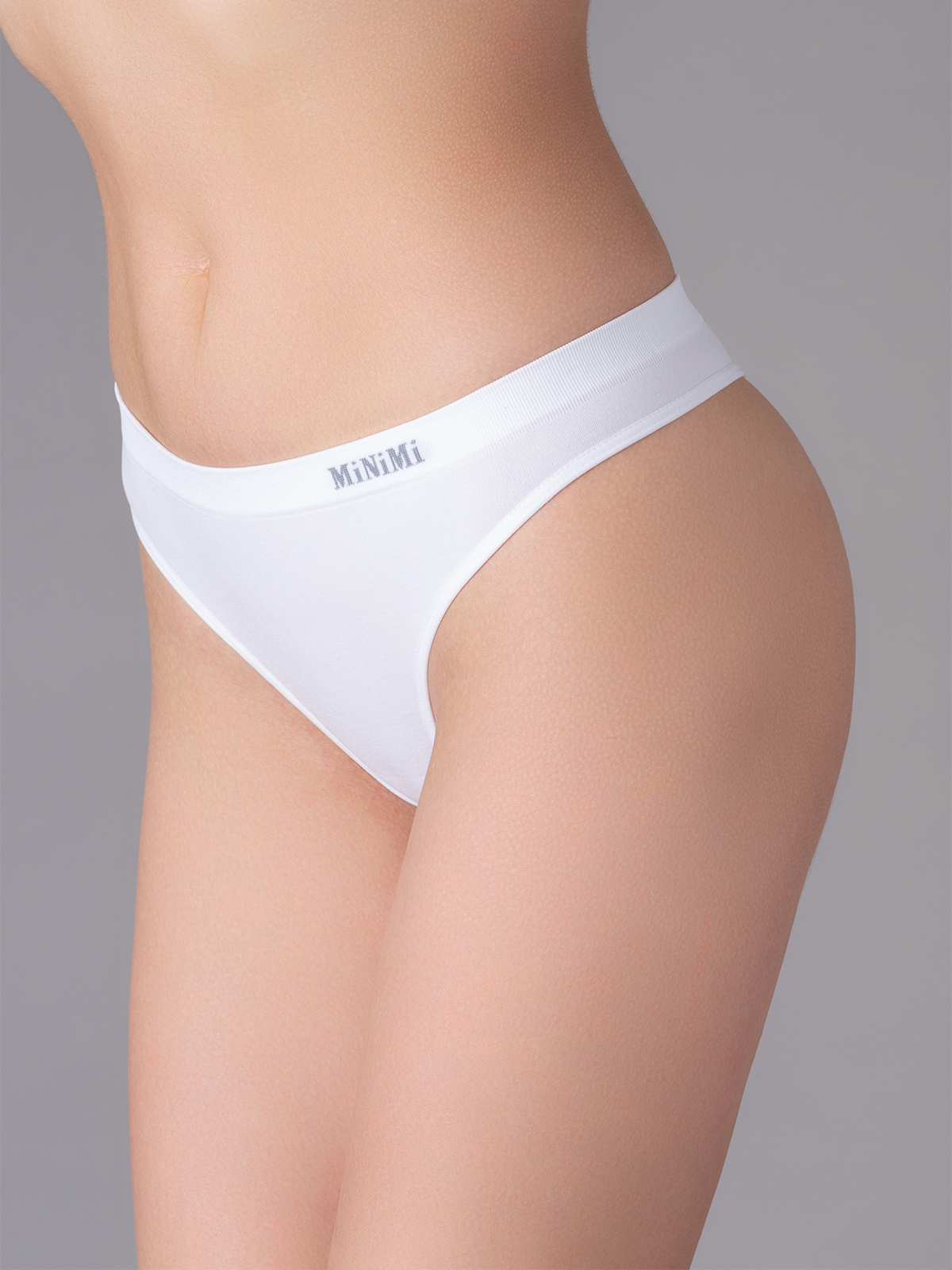 фото Трусы женские minimi basic ma 211 string белые s/m