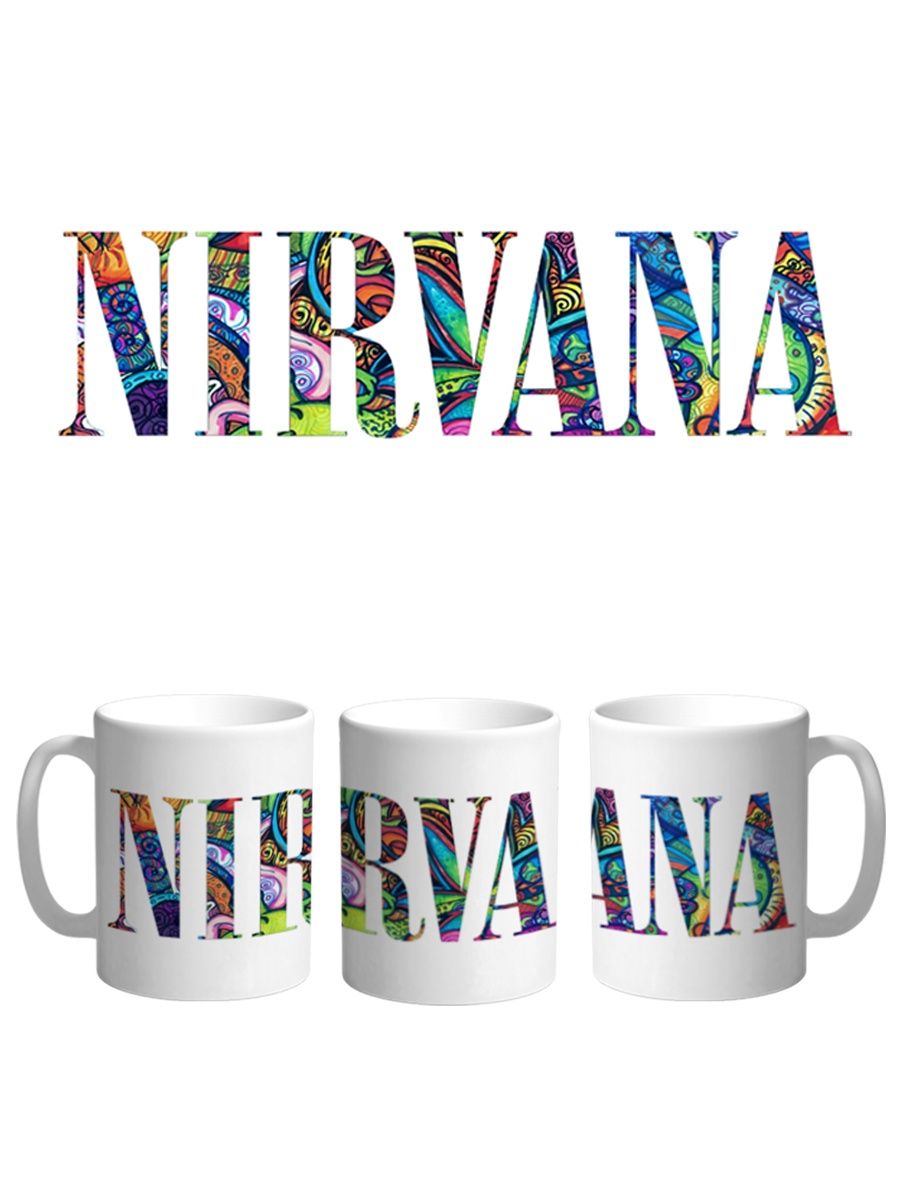 фото Кружка сувенирshop "nirvana/нирвана/кобейн" 330 мл