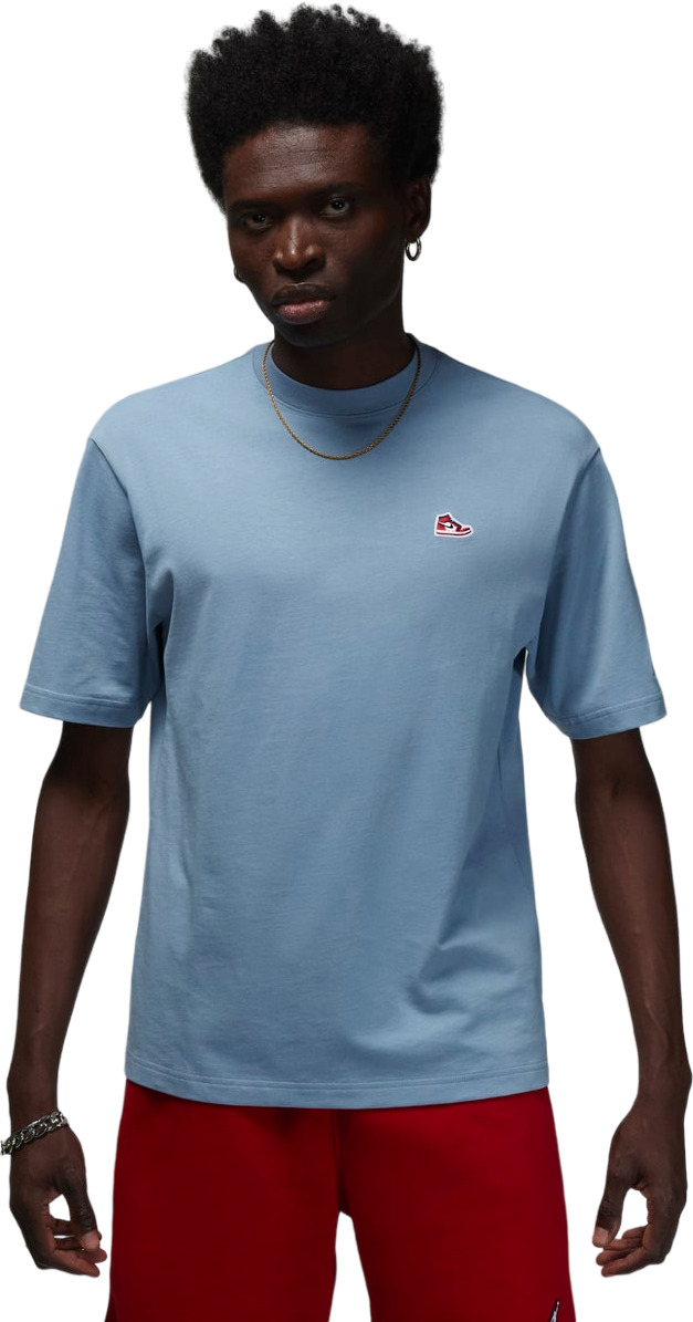 

Футболка мужская Nike M J BRAND SNKR PTCH SS CREW голубая S, Голубой, M J BRAND SNKR PTCH SS CREW