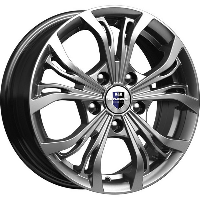 

Колесный диск Кик Аламида 7x17/5x114.3 D60.1 ET35 dark0platinum, Серебристый