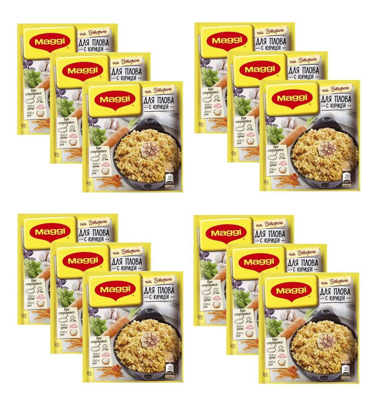 

Смесь приправ и специй Maggi На второе Плов Курица, 24 г * 12 шт