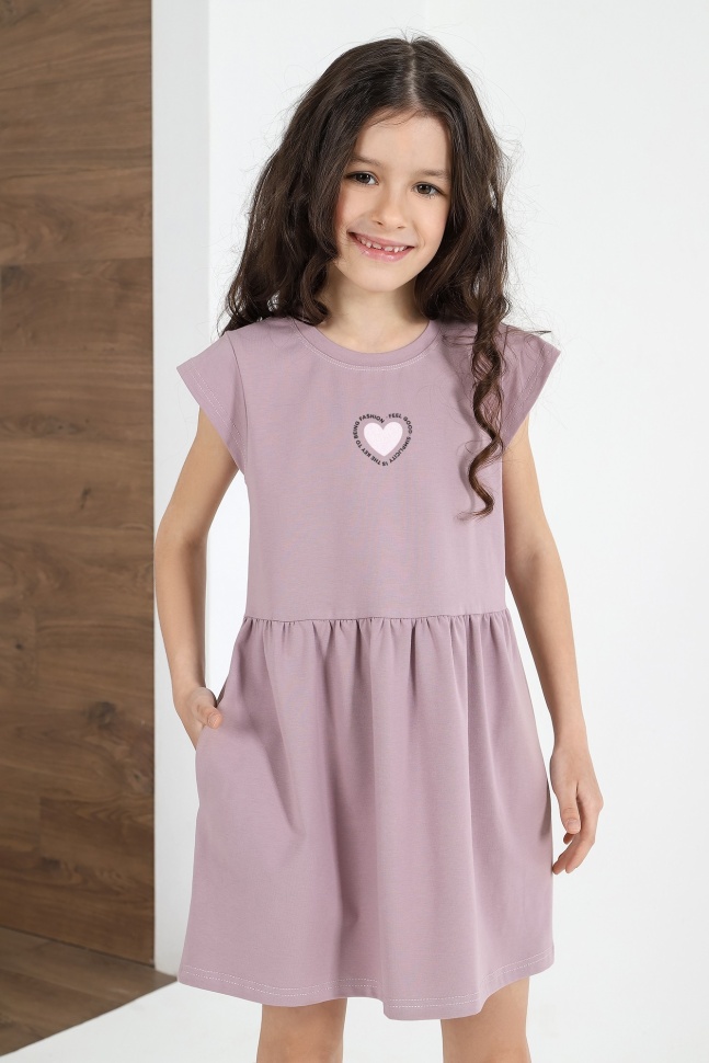 Платье детское Violeta Сьюзи-2, сливовый, 140