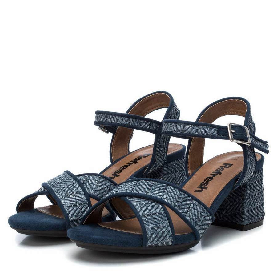 

Босоножки женские Refresh 72744 NAVY синие 38 RU, Синий, 72744 NAVY