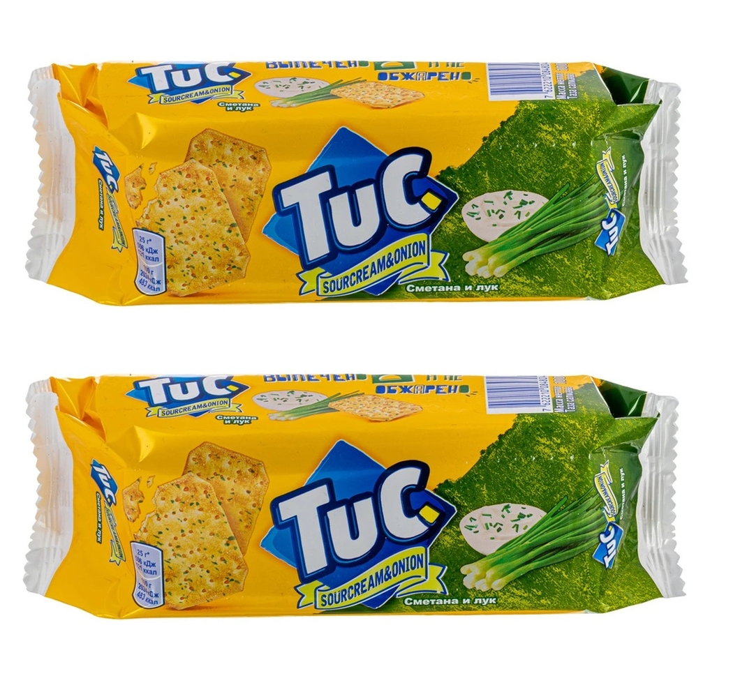 Крекер Tuc сметана и лук, 100 г * 2 шт