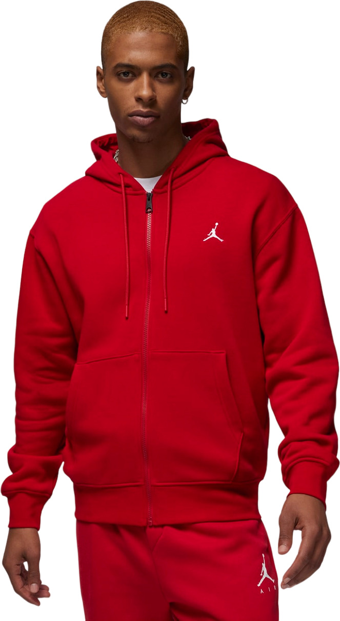 

Толстовка мужская Nike M J ESS FLC FZ HOODIE красная L, Красный, M J ESS FLC FZ HOODIE