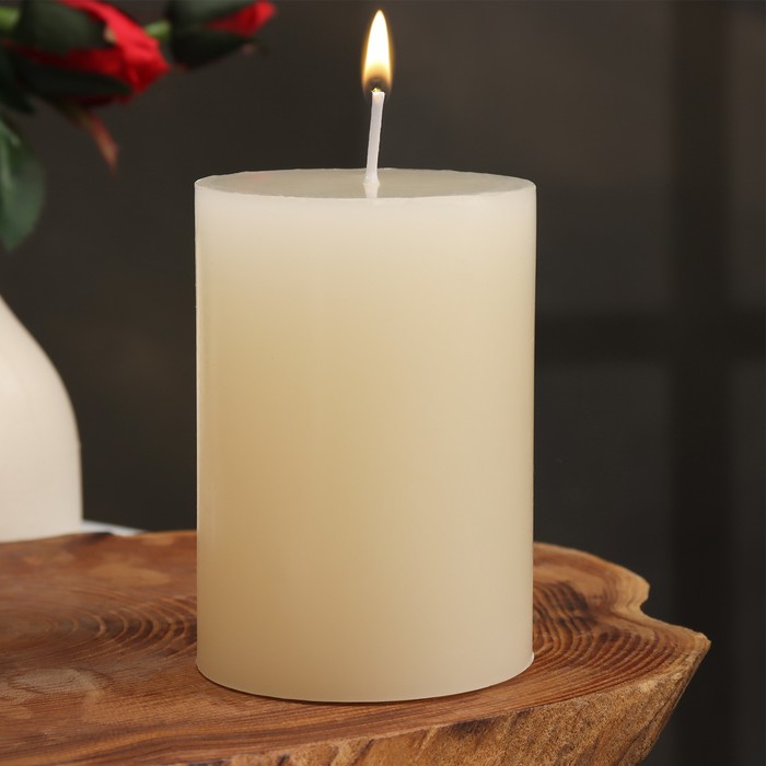 Свеча Yueyan Candle Жасмин, 7х10 см цилиндр ароматическая 600015754199 Бежевый