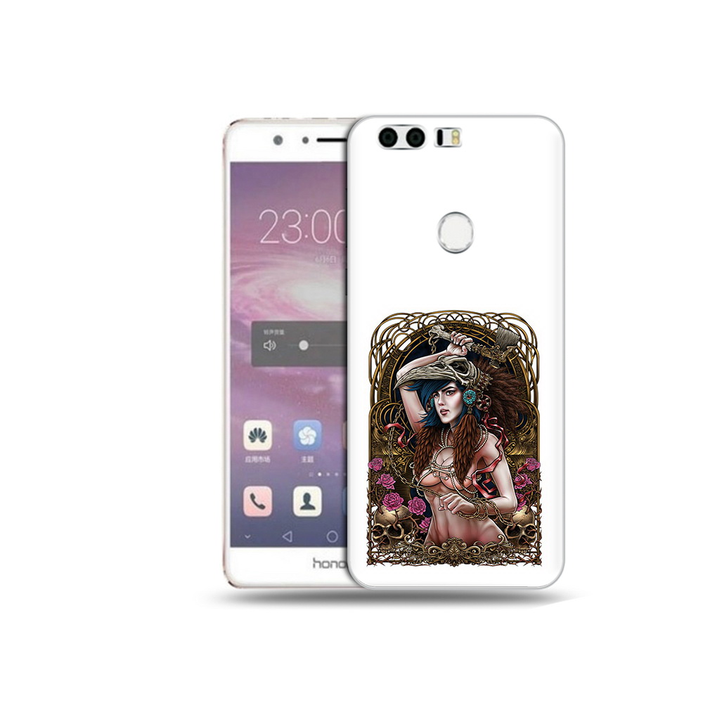 

Чехол MyPads Tocco для Honor 8 красивая девушка рисунок (PT46676.38.407), Прозрачный, Tocco
