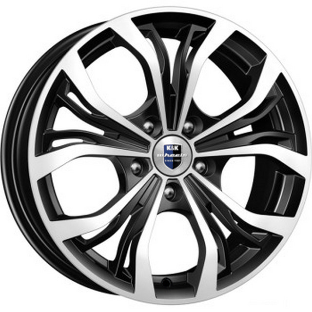 

Колесный диск Кик Аламида 7x17/5x114.3 D60.1 ET35 almaz0cherniy, Черный