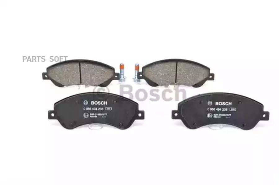 

Тормозные колодки Bosch передние дисковые 986494236