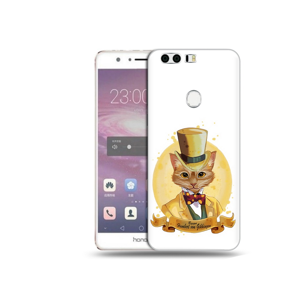 

Чехол MyPads Tocco для Honor 8 кот юрист (PT46676.38.401), Прозрачный, Tocco