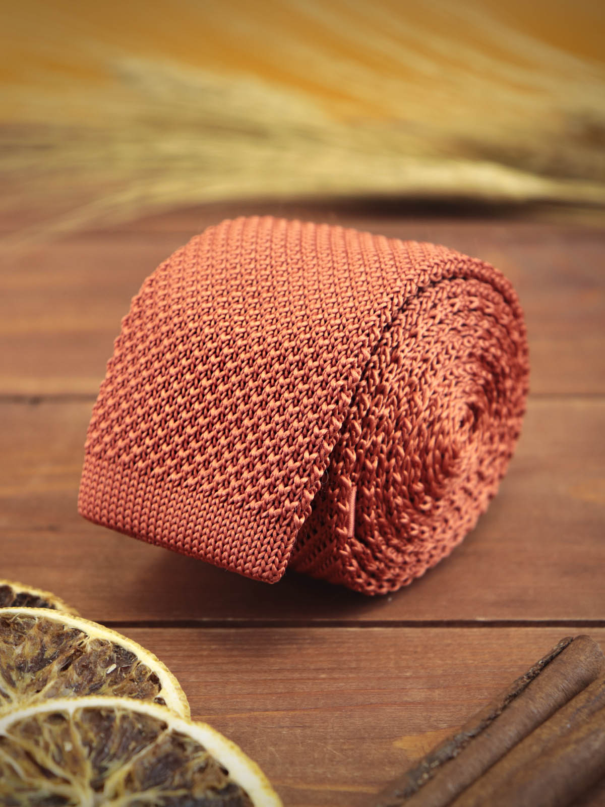 

Галстук унисекс 2beMan G_knit_odnt G468 рыжий, Оранжевый, G_knit_odnt