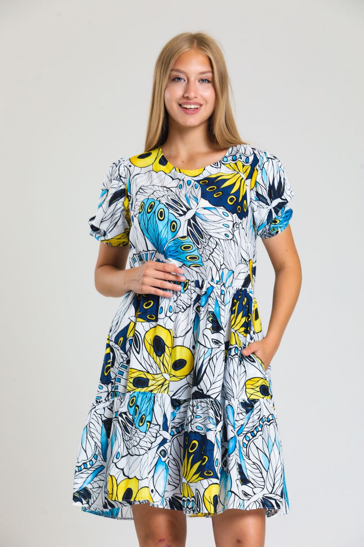 

Платье женское Sense 135079 разноцветное 44 EU (товары доставляются из-за рубежа), 135079