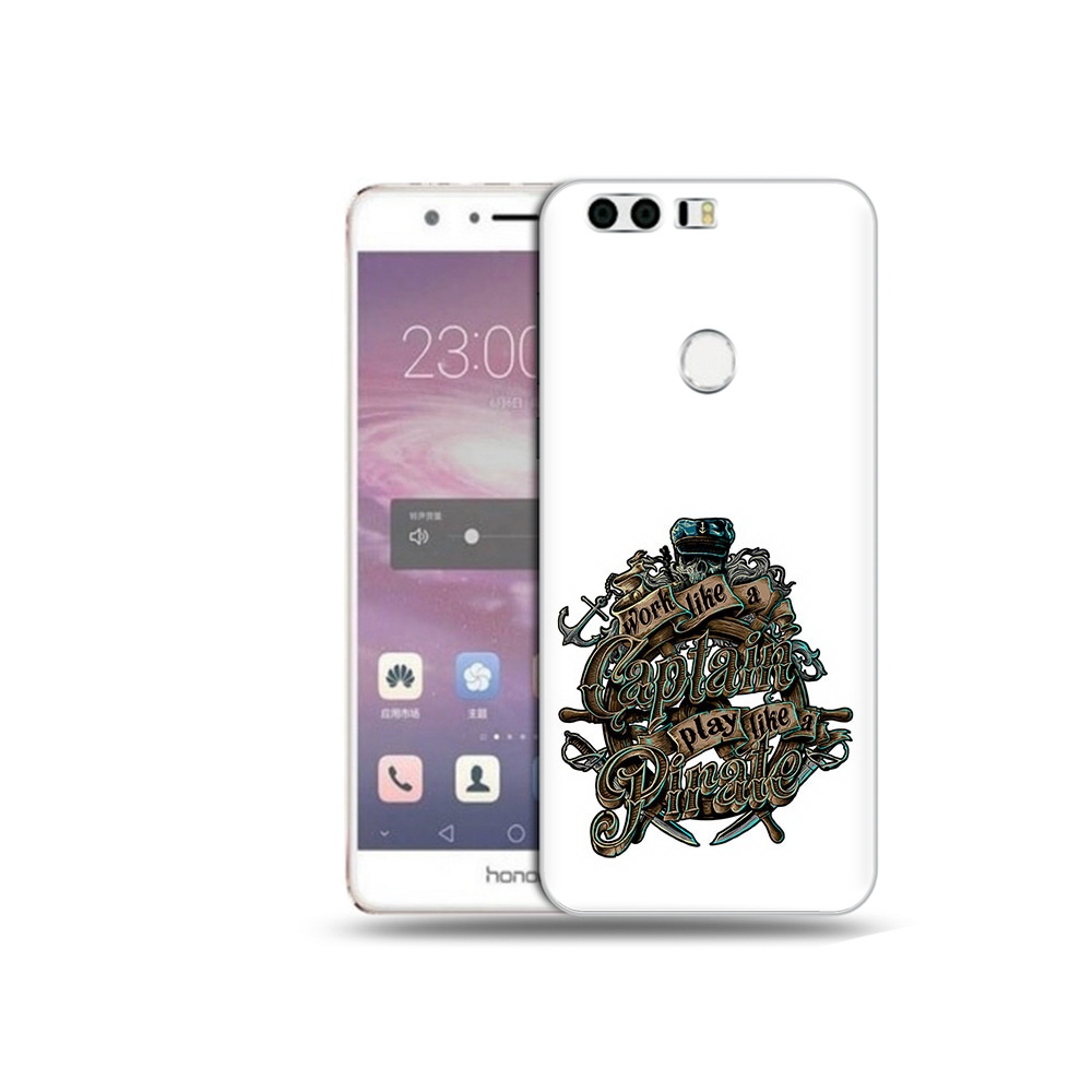 

Чехол MyPads Tocco для Honor 8 капитан пиратов (PT46676.38.385), Прозрачный, Tocco