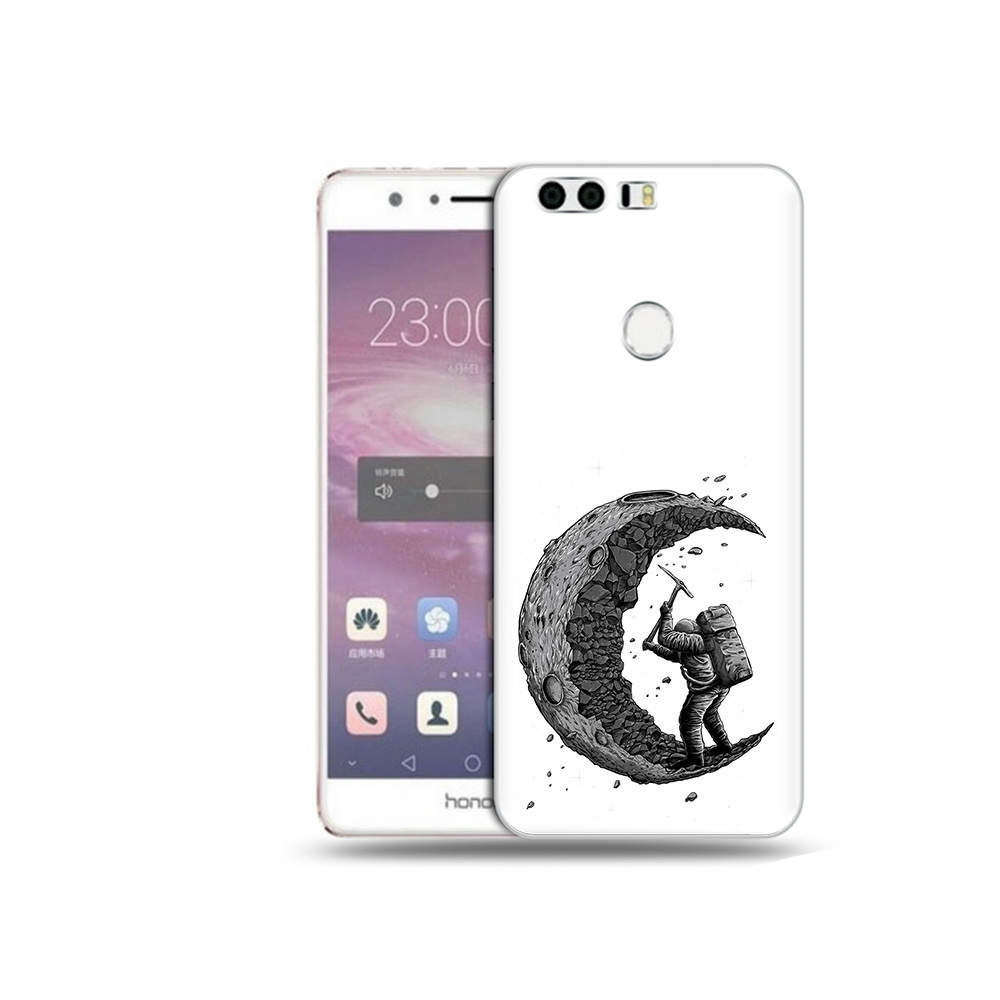 

Чехол MyPads Tocco для Honor 8 камненная луна (PT46676.38.384), Прозрачный, Tocco
