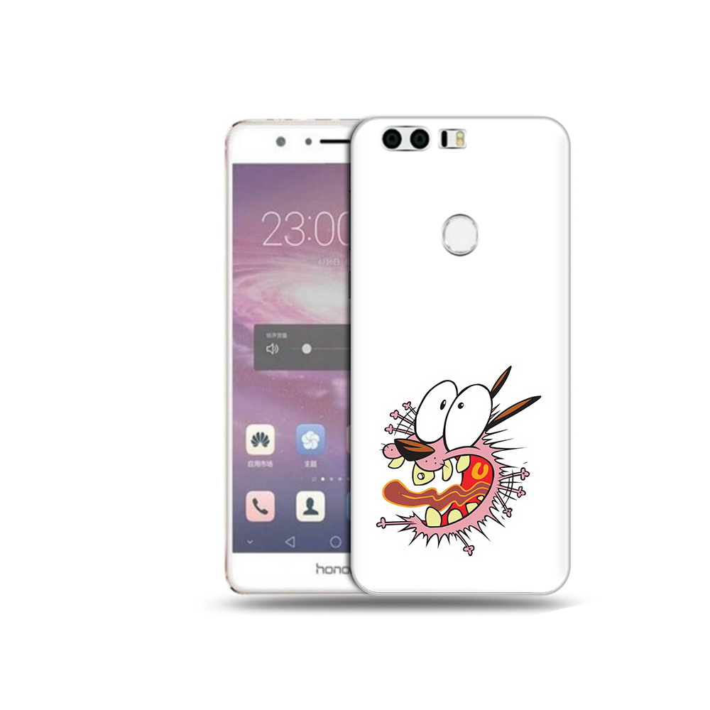 

Чехол MyPads Tocco для Honor 8 испуганный бобик (PT46676.38.381), Прозрачный, Tocco