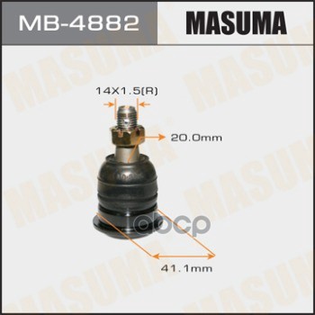 

Шаровая Опора Nissan Maxima Qx (Ca33),Primera P12 00=> Masuma арт. MB4882