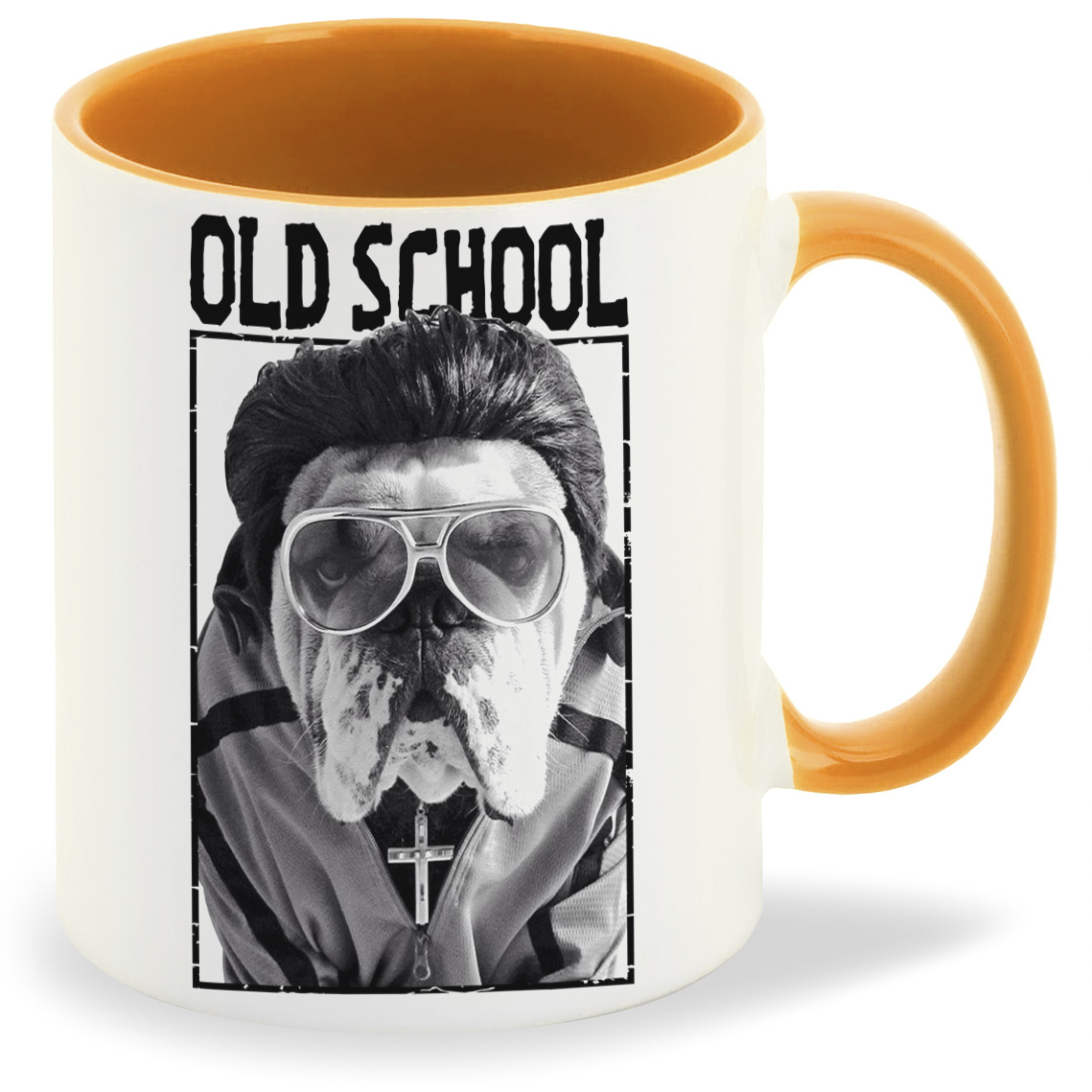 

Кружка CoolPodarok Old scool Бульдог, Old scool Бульдог