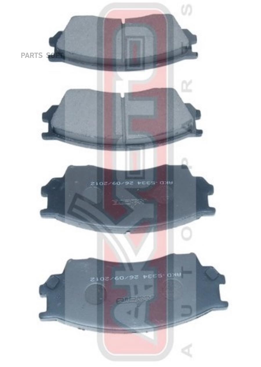 

Тормозные колодки Akyoto дисковые передние AKD-5334