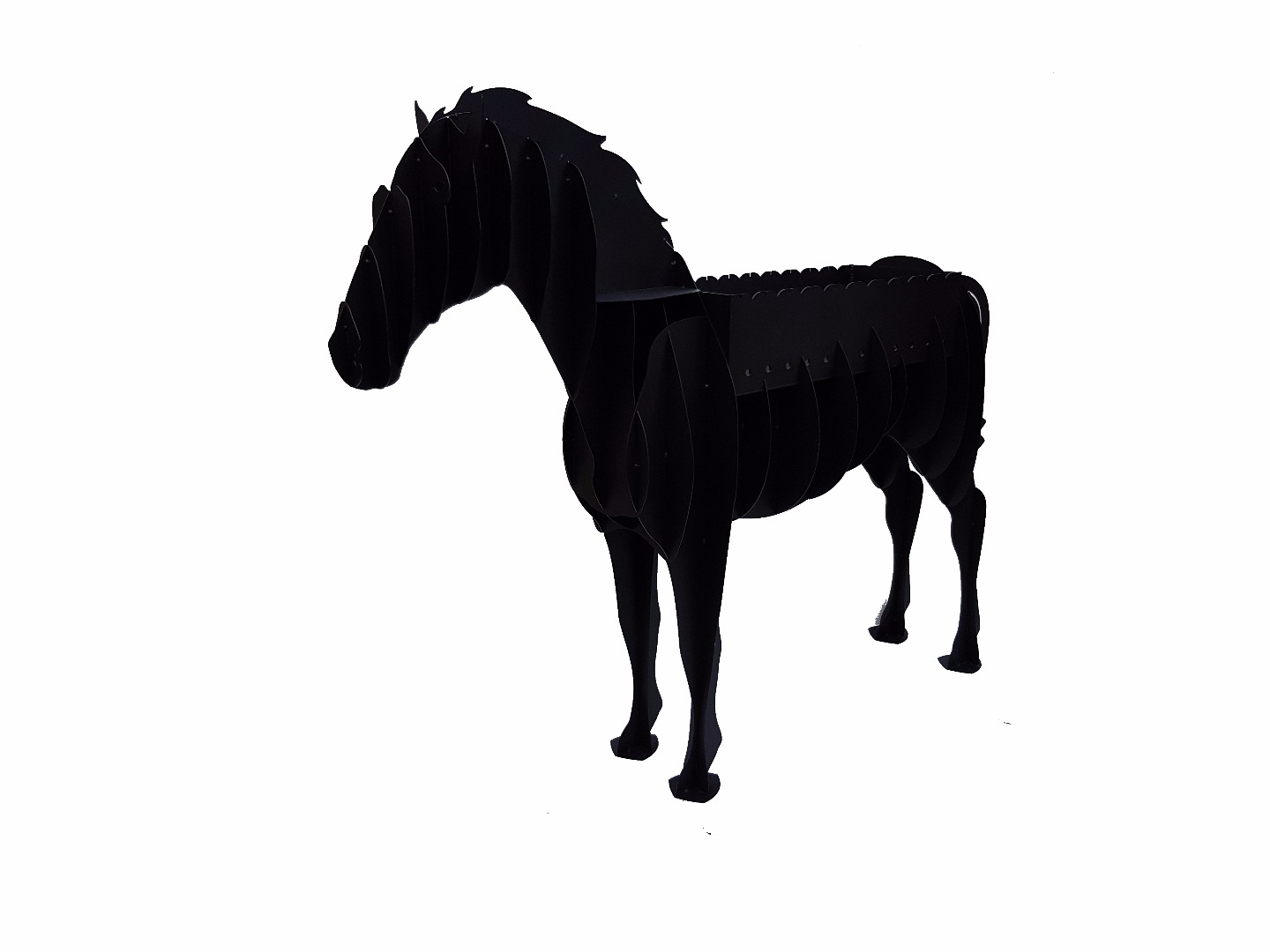 фото Мангал лошадь объемный 3d дизайнметалла
