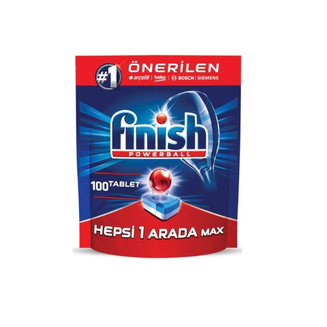 фото Таблетки для посудомоечной машины finish all in 1 max original 100 шт турция, 1.65 кг