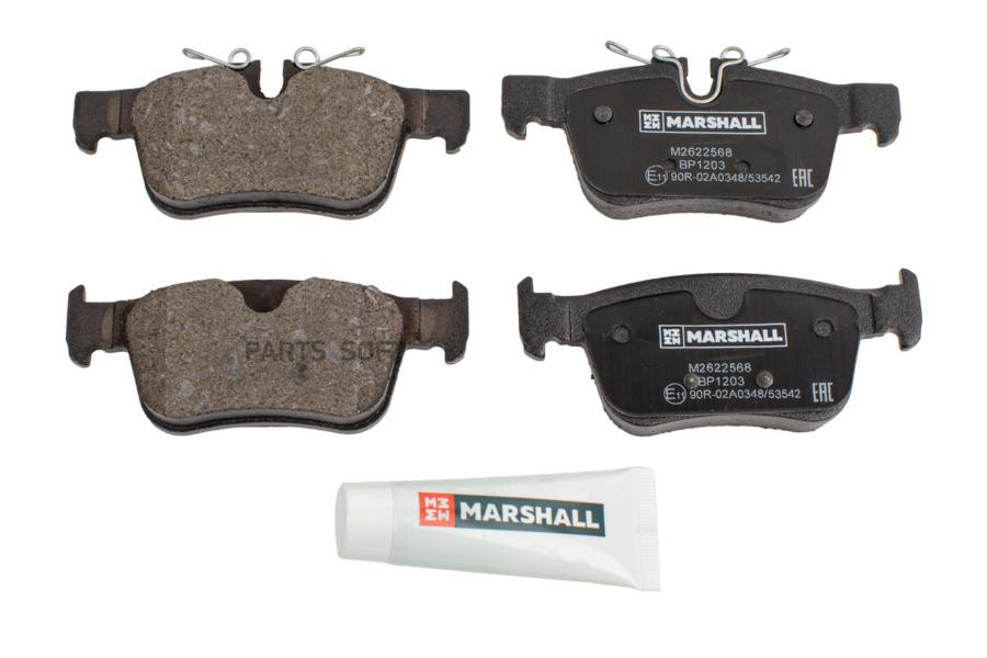 

Тормозные колодки MARSHALL Autoparts дисковые M2622568