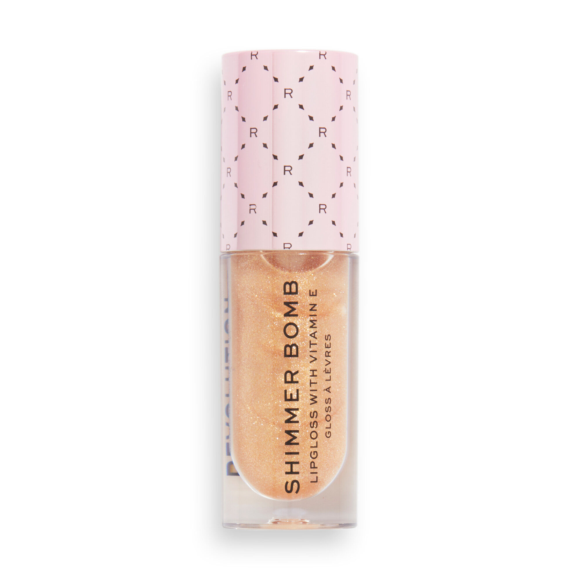 фото Блеск для губ revolution makeup soft glamour shimmer bomb lip gloss, glistening makeup revolution