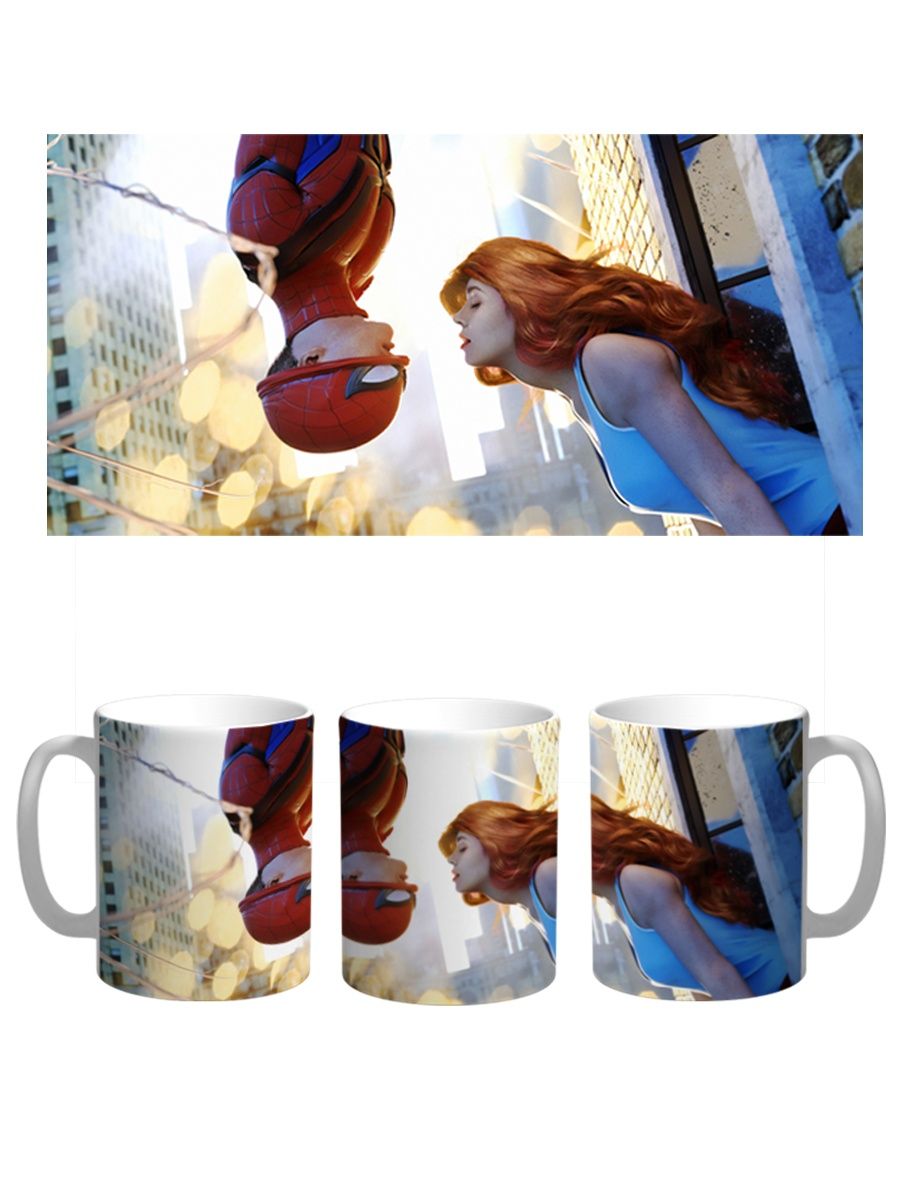 

Кружка СувенирShop "Spider-man/Человек-паук/Marvel" 330 мл, CU-MVSM18-W/2S